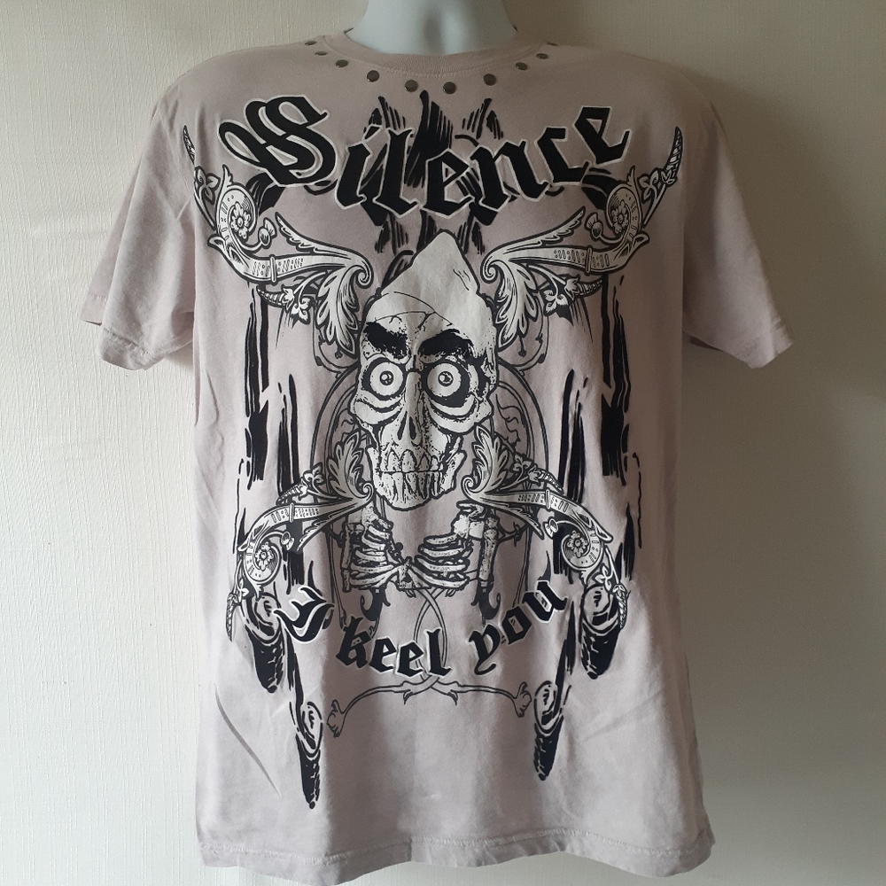 Achmed the dead terrorist men's beige short sleeve t-shirt size M